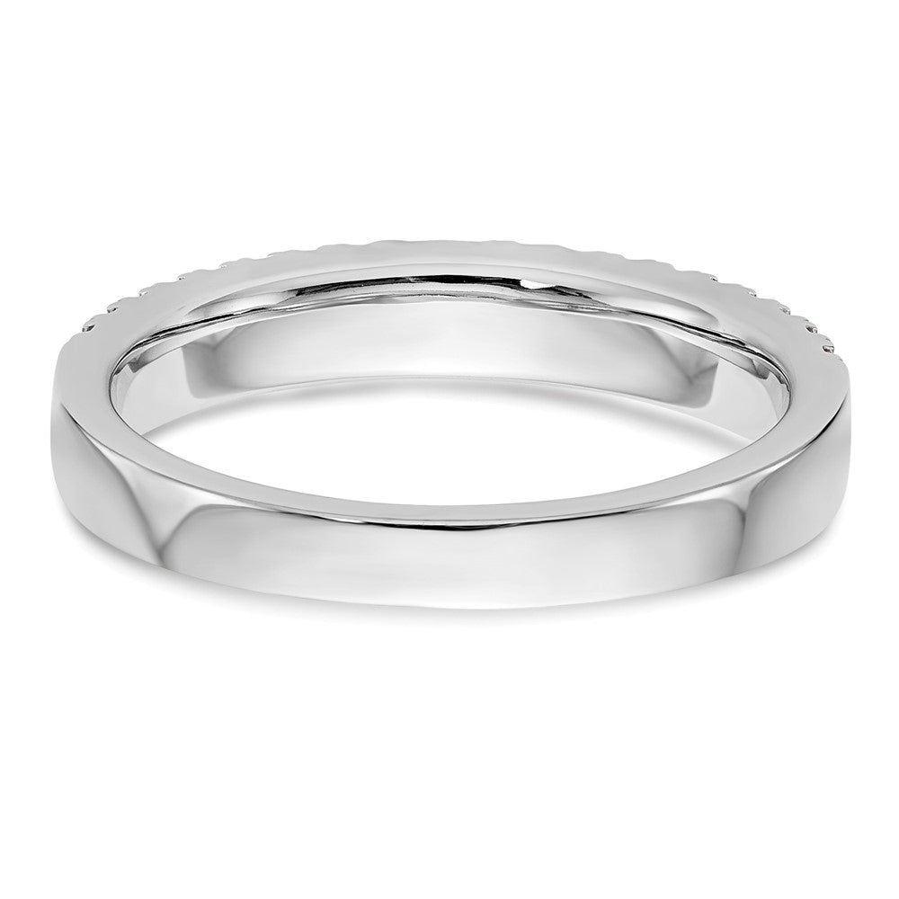 14k White Gold 3/8 ct Lab Grown Dia VS/SI+ G+ Complete Double Row Band