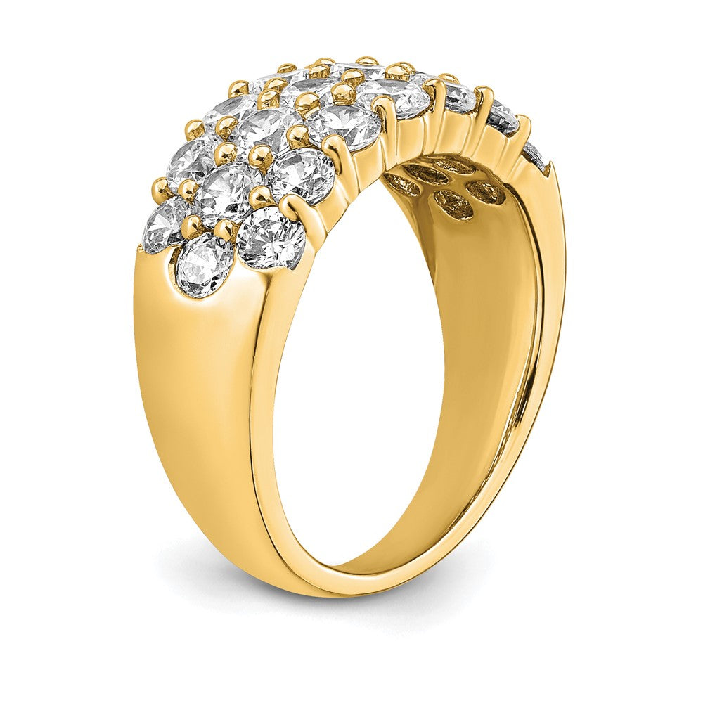 14k 2 1/2 ct Lab Grown Diamond VS/SI+ G+ Complete Fashion Band