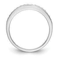14k White Gold 1/6 ct Lab Grown Diamond VS/SI+ G+ Complete Wedding Band