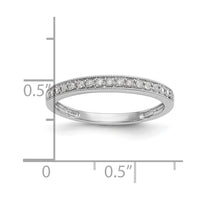 14k White Gold 1/6 ct Lab Grown Diamond VS/SI+ G+ Complete Wedding Band