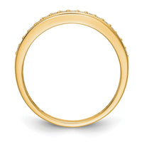 14k 1/6 ct Lab Grown Diamond VS/SI+ G+ Complete Wedding Band