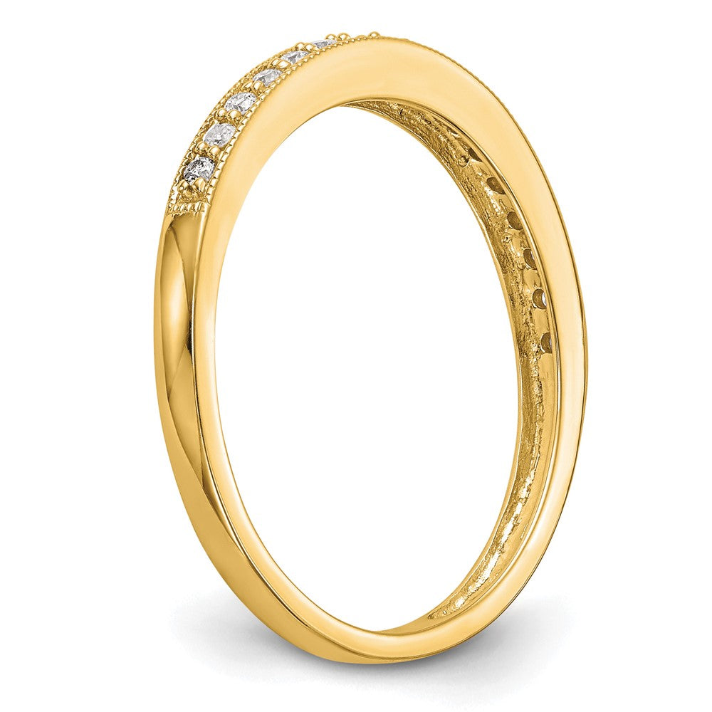 14k 1/6 ct Lab Grown Diamond VS/SI+ G+ Complete Wedding Band