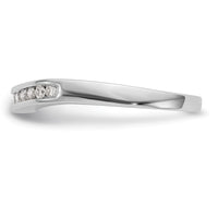 14k White Gold 1/5 ct Lab Grown Diamond VS/SI+ G+ Complete Fashion Band