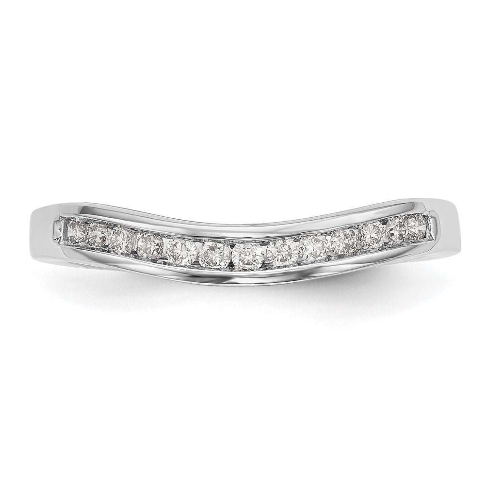 14k White Gold 1/5 ct Lab Grown Diamond VS/SI+ G+ Complete Fashion Band
