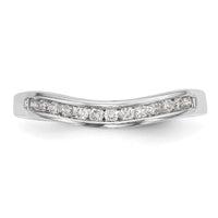 14k White Gold 1/5 ct Lab Grown Diamond VS/SI+ G+ Complete Fashion Band
