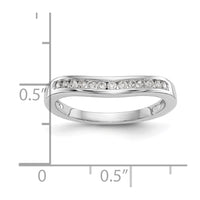 14k White Gold 1/5 ct Lab Grown Diamond VS/SI+ G+ Complete Fashion Band