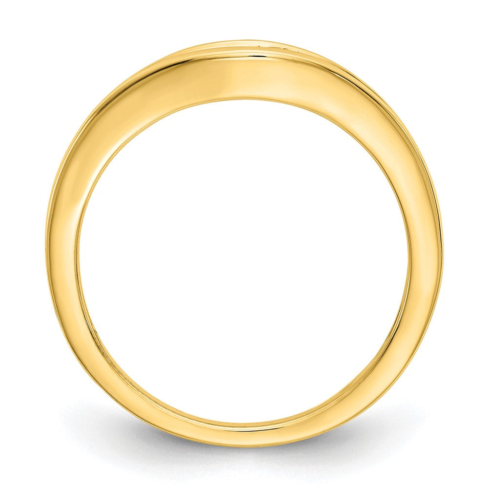 14k 1/5 ct Lab Grown Diamond VS/SI+ G+ Complete Fashion Band