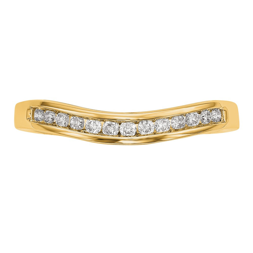14k 1/5 ct Lab Grown Diamond VS/SI+ G+ Complete Fashion Band