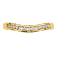 14k 1/5 ct Lab Grown Diamond VS/SI+ G+ Complete Fashion Band