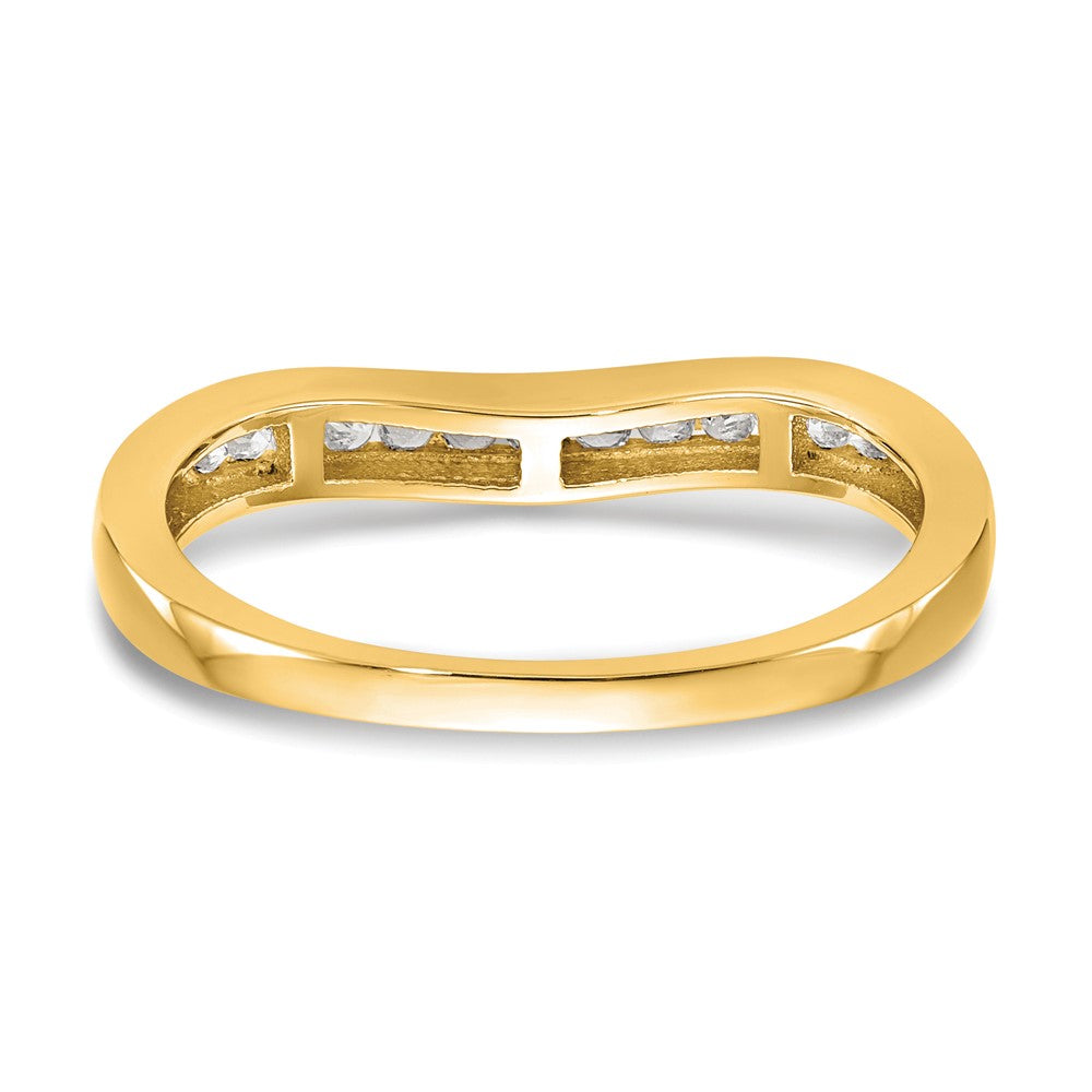 14k 1/5 ct Lab Grown Diamond VS/SI+ G+ Complete Fashion Band