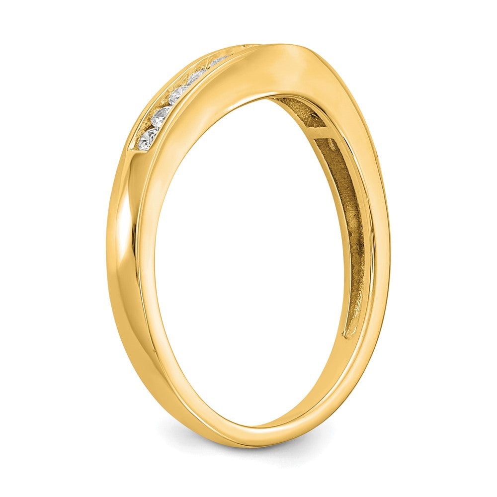 14k 1/5 ct Lab Grown Diamond VS/SI+ G+ Complete Fashion Band