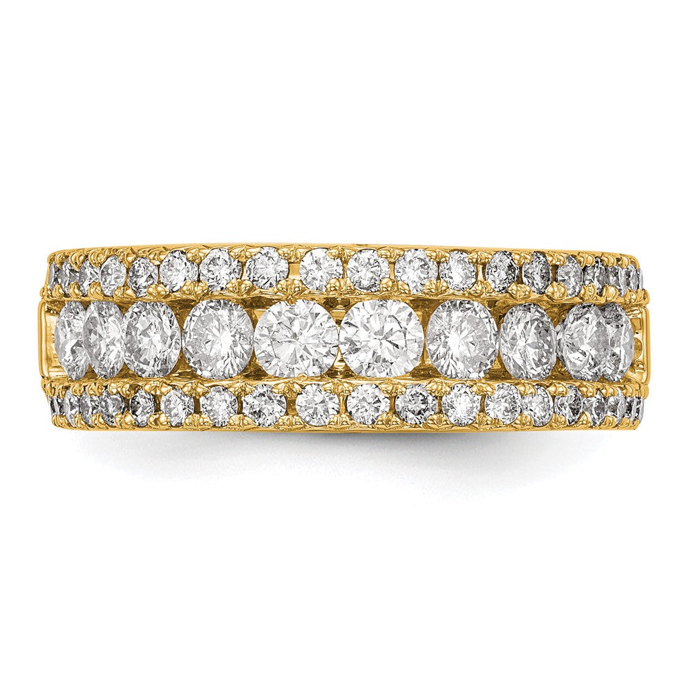 14k 1 1/2 ct Lab Grown Diamond VS/SI+ G+ Complete Fashion Band