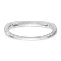 14kw 1/3ct Lab Grown Dia VS/SI+ G+ Comp Set of 2 Curved Wedding Bands