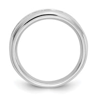 14k White Gold 1 ct Lab Grown Diamond VS/SI+ G+ 9 Stone Complete Band