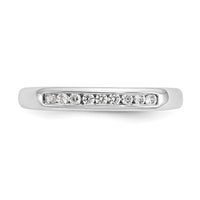 14k White Gold 1 ct Lab Grown Diamond VS/SI+ G+ 9 Stone Complete Band