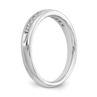 14k White Gold 1/5 ct Lab Grown Diamond VS/SI+ G+ 11 Stone Complete Band