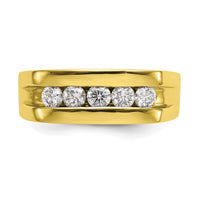 IBGoodman 10k 3/4 ct Lab Grown Diamond VS/SI+ G+ Complete Men's Band