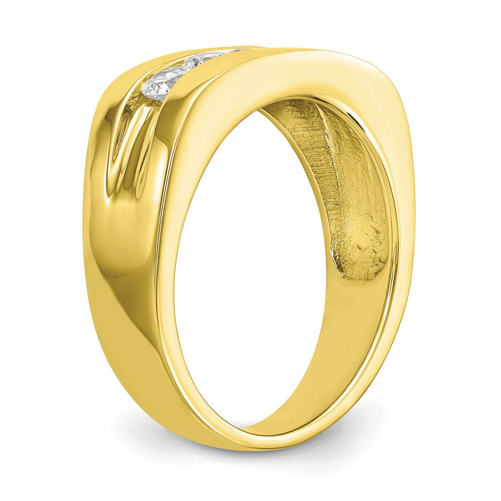 IBGoodman 10k 3/4 ct Lab Grown Diamond VS/SI+ G+ Complete Men's Band