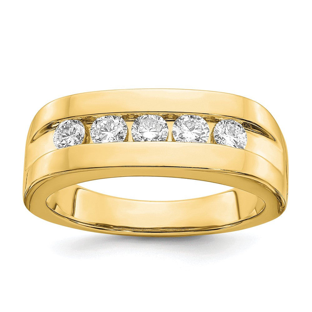 IBGoodman 10k 3/4 ct Lab Grown Diamond VS/SI+ G+ Complete Men's Band