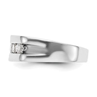 14k 3/4 ct Lab Grown Diamond VS/SI+ G+ Complete Men's Band