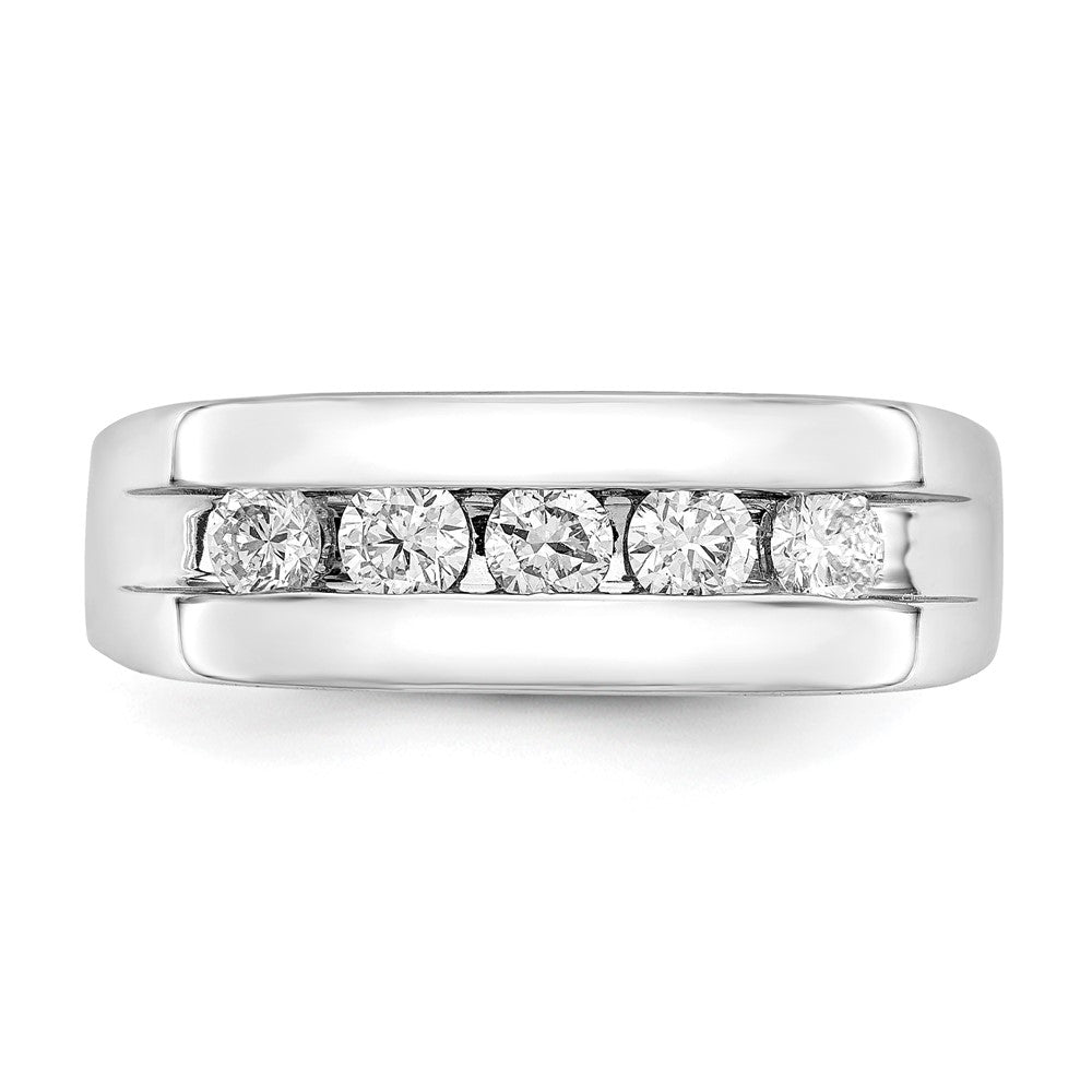 14k 3/4 ct Lab Grown Diamond VS/SI+ G+ Complete Men's Band