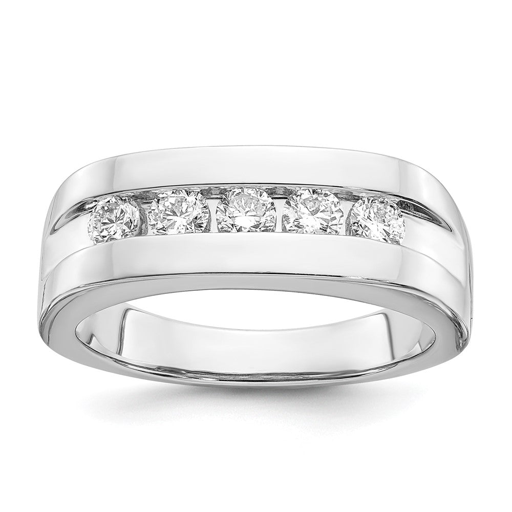 14k 3/4 ct Lab Grown Diamond VS/SI+ G+ Complete Men's Band