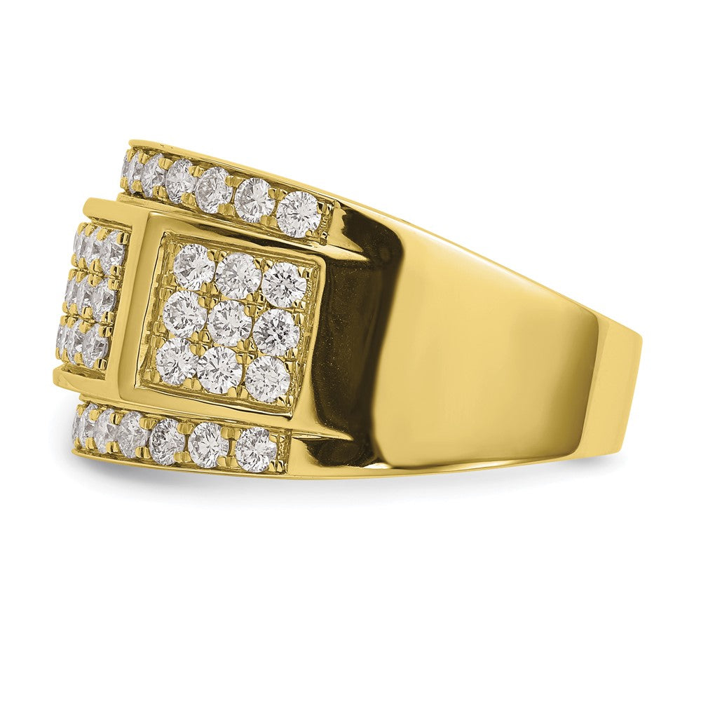 10k 3 ct Lab Grown Diamond VS/SI+ G+ Men's Ring