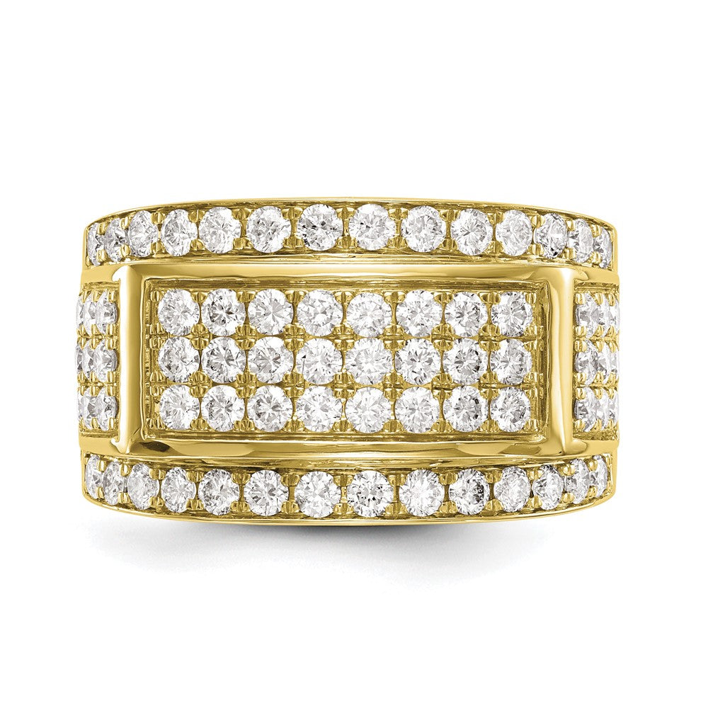 10k 3 ct Lab Grown Diamond VS/SI+ G+ Men's Ring