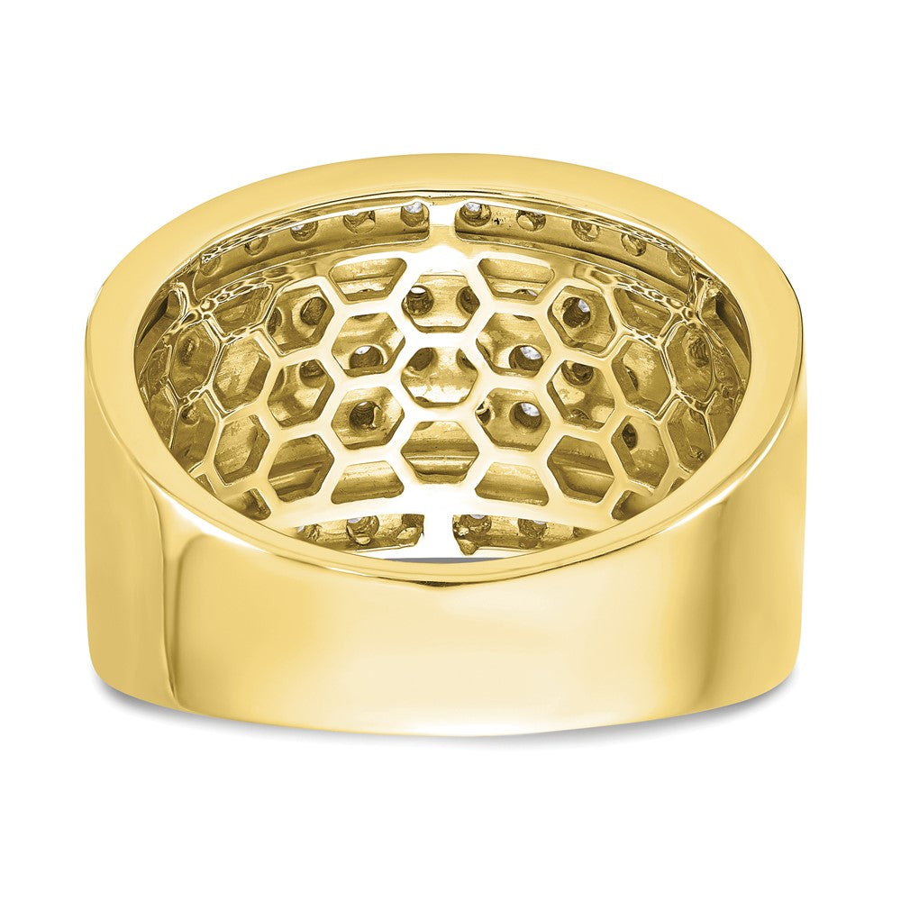 10k 3 ct Lab Grown Diamond VS/SI+ G+ Men's Ring