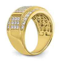 10k 3 ct Lab Grown Diamond VS/SI+ G+ Men's Ring