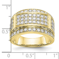 10k 2 ct Lab Grown Diamond VS/SI+ G+ Men's Ring