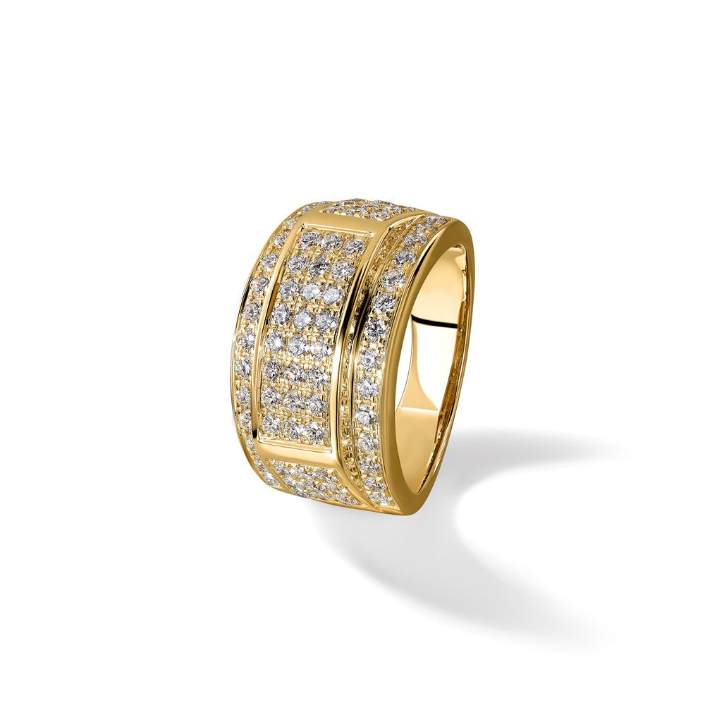 10k 3 ct Lab Grown Diamond VS/SI+ G+ Men's Ring