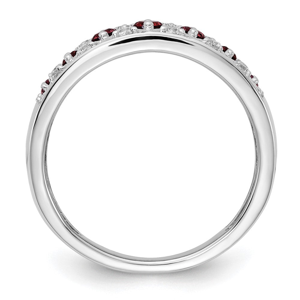 14kw 1/5 ct Lab Grown Dia VS/SI+ G+ & Cr Ruby Comp Fancy Ring