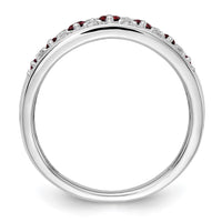 14kw 1/5 ct Lab Grown Dia VS/SI+ G+ & Cr Ruby Comp Fancy Ring