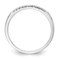 14k White Gold 1/10 ct Lab Grown Diamond VS/SI+ G+ Complete Wedding Band