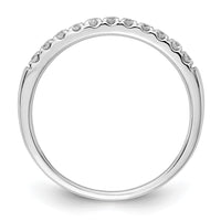14k White Gold 1/5ct Lab Grown Diamond VS/SI+ G+ Complete Wedding Band
