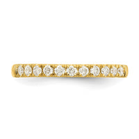 14k 1/5ct Lab Grown Diamond VS/SI+ G+ Complete Wedding Band