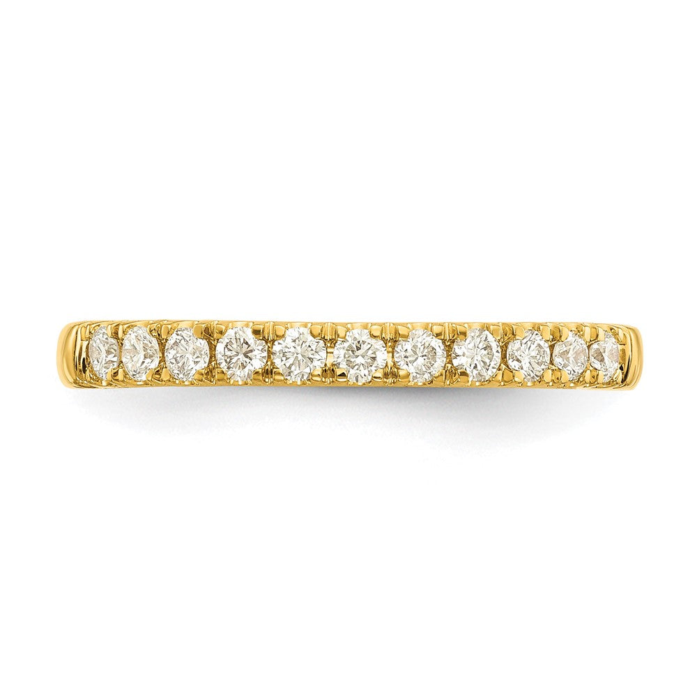 14k 1/5ct Lab Grown Diamond VS/SI+ G+ Complete Wedding Band