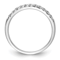 14k White Gold 1/3 ct Lab Grown Diamond VS/SI+ G+ Complete Wedding Band