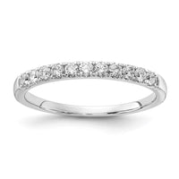 10k White Gold 1/3 ct Lab Grown Diamond VS/SI+ G+ Complete Wedding Band