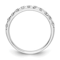 14k White Gold 3/4 ct Lab Grown Diamond VS/SI+ G+ Complete Wedding Band