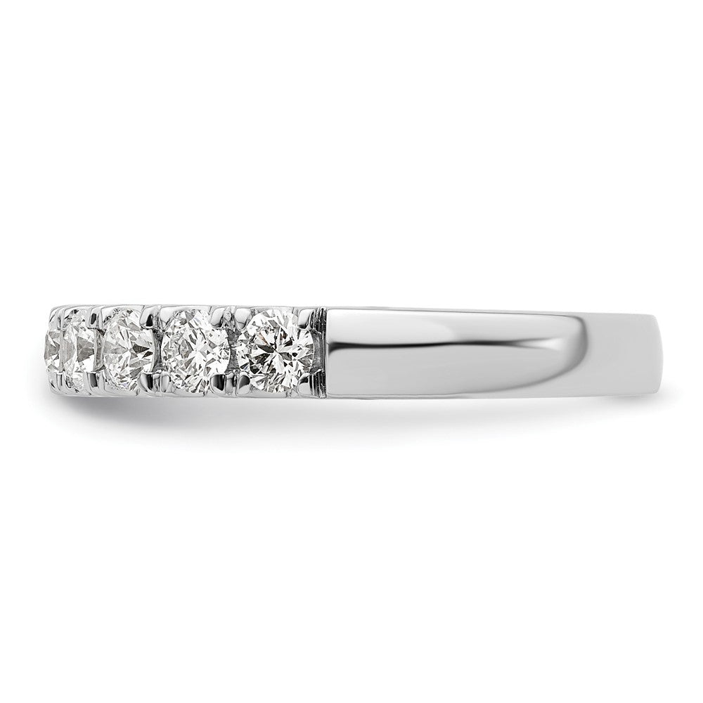 14k White Gold 1 ct Lab Grown Diamond VS/SI+ G+ Complete Wedding Band