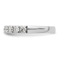 14k White Gold 1 ct Lab Grown Diamond VS/SI+ G+ Complete Wedding Band