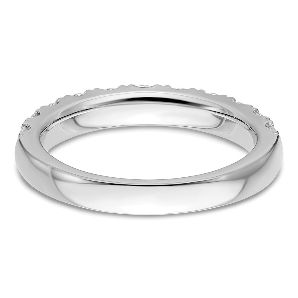 14k White Gold 1 ct Lab Grown Diamond VS/SI+ G+ Complete Wedding Band