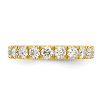 14k 1 ct Lab Grown Diamond VS/SI+ G+ Complete Wedding Band