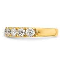 14k 1 1/2 ct Lab Grown Diamond VS/SI+ G+ Complete Wedding Band