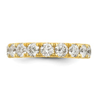 14k 1 1/2 ct Lab Grown Diamond VS/SI+ G+ Complete Wedding Band