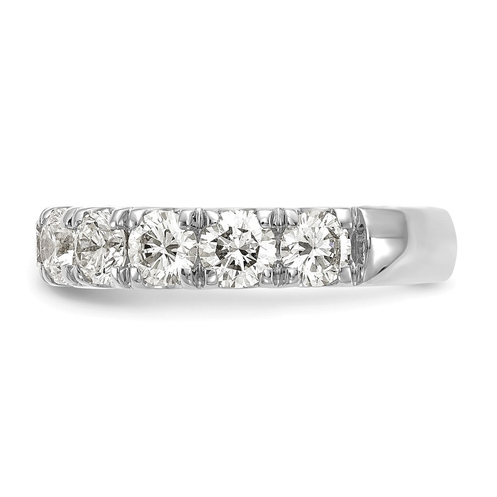 14k White Gold 2 ct Lab Grown Diamond VS/SI+ G+ Complete Wedding Band