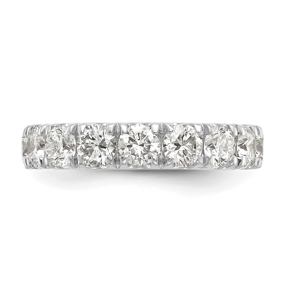 14k White Gold 2 ct Lab Grown Diamond VS/SI+ G+ Complete Wedding Band