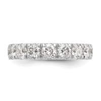14k White Gold 2 ct Lab Grown Diamond VS/SI+ G+ Complete Wedding Band